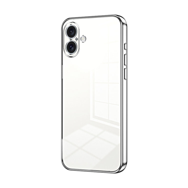 Coque de Téléphone à Trous Fins et Plaqué Transparent, Pour iPhone 16 Pro, Pour iPhone 16 Plus, Pour iPhone 16, Pour iPhone 15 Pro Max, Pour iPhone 15 Pro, Pour iPhone 15 Plus