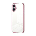 Coque de Téléphone à Trous Fins et Plaqué Transparent, Pour iPhone 16 Pro, Pour iPhone 16 Plus, Pour iPhone 16, Pour iPhone 15 Pro Max, Pour iPhone 15 Pro, Pour iPhone 15 Plus