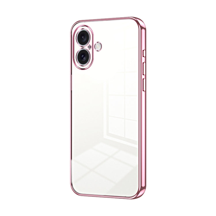 Coque de Téléphone à Trous Fins et Plaqué Transparent, Pour iPhone 16 Pro, Pour iPhone 16 Plus, Pour iPhone 16, Pour iPhone 15 Pro Max, Pour iPhone 15 Pro, Pour iPhone 15 Plus