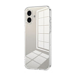 Coque de Téléphone à Trous Fins et Plaqué Transparent, Pour iPhone 16 Pro, Pour iPhone 16 Plus, Pour iPhone 16, Pour iPhone 15 Pro Max, Pour iPhone 15 Pro, Pour iPhone 15 Plus