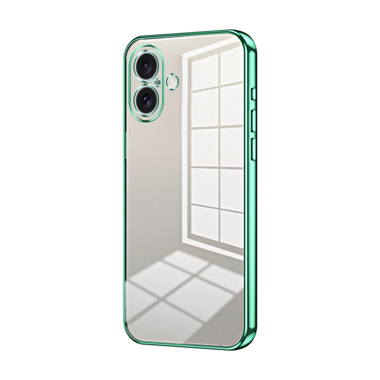 Coque de Téléphone à Trous Fins et Plaqué Transparent, Pour iPhone 16 Pro, Pour iPhone 16 Plus, Pour iPhone 16, Pour iPhone 15 Pro Max, Pour iPhone 15 Pro, Pour iPhone 15 Plus