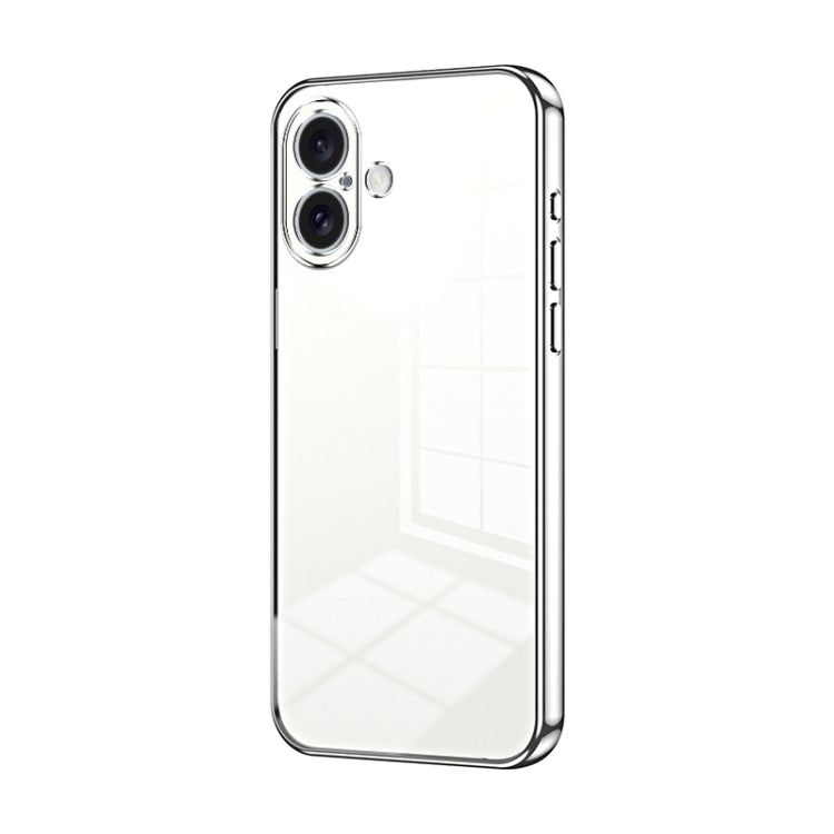 Coque de Téléphone à Trous Fins et Plaqué Transparent, Pour iPhone 16 Pro, Pour iPhone 16 Plus, Pour iPhone 16, Pour iPhone 15 Pro Max, Pour iPhone 15 Pro, Pour iPhone 15 Plus