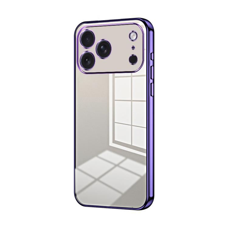 Coque de téléphone transparente à placage fin et à trous fins, pour iPhone 17e / 16e, pour iPhone 17 Pro Max, pour iPhone 17 Pro, pour iPhone 17, pour iPhone Air, pour iPhone 16 Pro Max