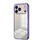 Coque de téléphone transparente à placage fin et à trous fins, pour iPhone 17e / 16e, pour iPhone 17 Pro Max, pour iPhone 17 Pro, pour iPhone 17, pour iPhone Air, pour iPhone 16 Pro Max