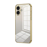 Coque de téléphone transparente à placage fin et à trous fins, pour iPhone 17e / 16e, pour iPhone 17 Pro Max, pour iPhone 17 Pro, pour iPhone 17, pour iPhone Air, pour iPhone 16 Pro Max