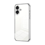 Coque de téléphone transparente à placage fin et à trous fins, pour iPhone 17e / 16e, pour iPhone 17 Pro Max, pour iPhone 17 Pro, pour iPhone 17, pour iPhone Air, pour iPhone 16 Pro Max