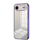 Coque de téléphone transparente à placage fin et à trous fins, pour iPhone 17e / 16e, pour iPhone 17 Pro Max, pour iPhone 17 Pro, pour iPhone 17, pour iPhone Air, pour iPhone 16 Pro Max