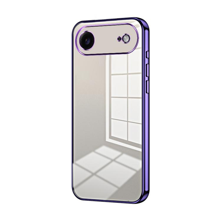Coque de téléphone transparente à placage fin et à trous fins, pour iPhone 17e / 16e, pour iPhone 17 Pro Max, pour iPhone 17 Pro, pour iPhone 17, pour iPhone Air, pour iPhone 16 Pro Max