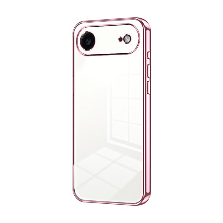 Coque de téléphone transparente à placage fin et à trous fins, pour iPhone 17e / 16e, pour iPhone 17 Pro Max, pour iPhone 17 Pro, pour iPhone 17, pour iPhone Air, pour iPhone 16 Pro Max