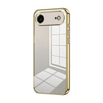 Coque de téléphone transparente à placage fin et à trous fins, pour iPhone 17e / 16e, pour iPhone 17 Pro Max, pour iPhone 17 Pro, pour iPhone 17, pour iPhone Air, pour iPhone 16 Pro Max