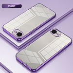 Coque de téléphone transparente à placage fin et à trous fins, pour iPhone 17e / 16e, pour iPhone 17 Pro Max, pour iPhone 17 Pro, pour iPhone 17, pour iPhone Air, pour iPhone 16 Pro Max