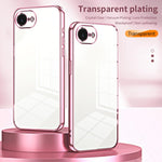 Coque de téléphone transparente à placage fin et à trous fins, pour iPhone 17e / 16e, pour iPhone 17 Pro Max, pour iPhone 17 Pro, pour iPhone 17, pour iPhone Air, pour iPhone 16 Pro Max