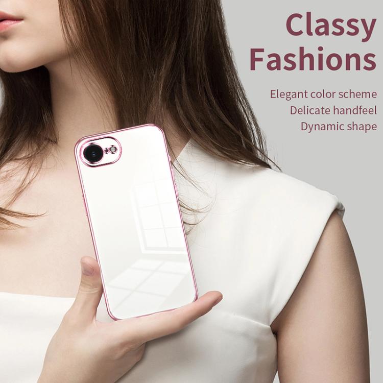 Coque de téléphone transparente à placage fin et à trous fins, pour iPhone 17e / 16e, pour iPhone 17 Pro Max, pour iPhone 17 Pro, pour iPhone 17, pour iPhone Air, pour iPhone 16 Pro Max