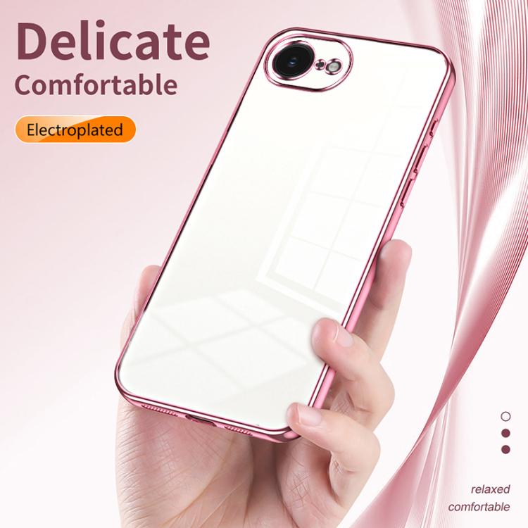 Coque de téléphone transparente à placage fin et à trous fins, pour iPhone 17e / 16e, pour iPhone 17 Pro Max, pour iPhone 17 Pro, pour iPhone 17, pour iPhone Air, pour iPhone 16 Pro Max