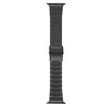 Safety Buckle Trapezoid Titanium Steel Watch Band, For Apple Watch SE 2023 44mm, For Apple Watch SE 2023 40mm, For Apple Watch Ultra 2 49mm, For Apple Watch Series 9 45mm, For Apple Watch Series 9 41mm, For Apple Watch Ultra 49mm                       ...