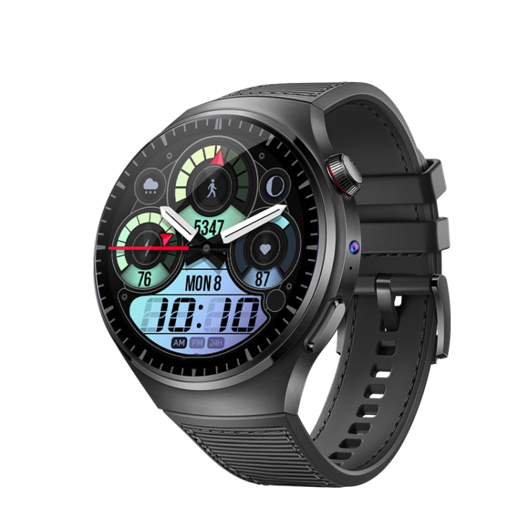 Montre Intelligente avec Caméra Frontale de 1,53 Pouce, Prise en Charge de la Voix IA / Carte SIM, 2 Go+32 Go