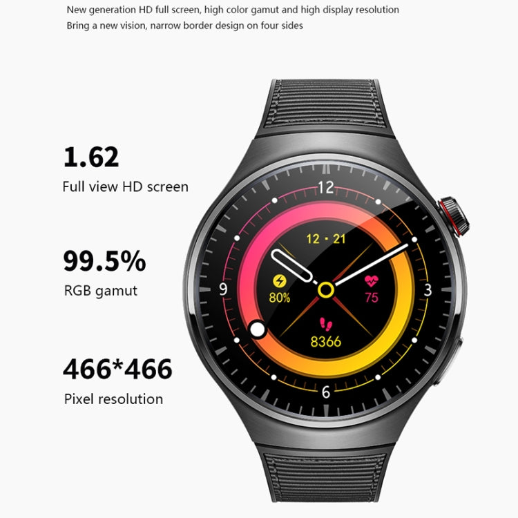 Montre Intelligente avec Caméra Frontale de 1,53 Pouce, Prise en Charge de la Voix IA / Carte SIM, 2 Go+32 Go