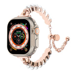 Bracelet en perles pour montre Apple Watch SE 2023 44mm, Apple Watch SE 2023 40mm, Apple Watch Ultra 2 49mm, Apple Watch Series 9 45mm, Apple Watch Series 9 41mm, Apple Watch Ultra 49mm, Apple Watch Series 8 41mm