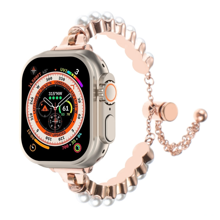 Bracelet en perles pour montre Apple Watch SE 2023 44mm, Apple Watch SE 2023 40mm, Apple Watch Ultra 2 49mm, Apple Watch Series 9 45mm, Apple Watch Series 9 41mm, Apple Watch Ultra 49mm, Apple Watch Series 8 41mm