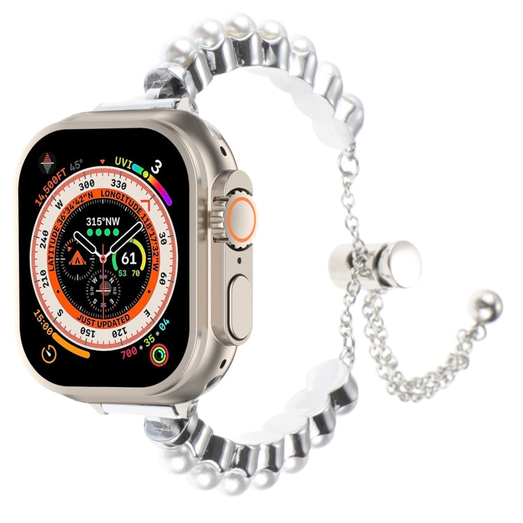 Bracelet en perles pour montre Apple Watch SE 2023 44mm, Apple Watch SE 2023 40mm, Apple Watch Ultra 2 49mm, Apple Watch Series 9 45mm, Apple Watch Series 9 41mm, Apple Watch Ultra 49mm, Apple Watch Series 8 41mm