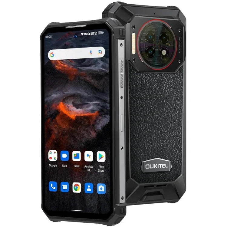 Oukitel WP19 Pro, écran 6,8 pouces, processeur octocœur MediaTek Helio G99, NFC, réseau 4G, WP19 Pro 8 Go + 256 Go