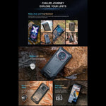 Oukitel WP19 Pro, écran 6,8 pouces, processeur octocœur MediaTek Helio G99, NFC, réseau 4G, WP19 Pro 8 Go + 256 Go