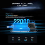 Oukitel WP19 Pro, écran 6,8 pouces, processeur octocœur MediaTek Helio G99, NFC, réseau 4G, WP19 Pro 8 Go + 256 Go