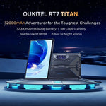 Tablette robuste OUKITEL RT7 TITAN 4G réseau IP68/IP69K, 10,1 pouces Android 13 MediaTek MT8788 Octa Core Support Dual SIM, Prise EU, RT7 4G 8GB+256GB