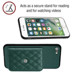 Étui de Téléphone RFID avec Lanière Longue et Motif Losanges, Pour iPhone SE 2022 / SE 2020, Pour iPhone 13 Pro Max, Pour iPhone 13 Pro, Pour iPhone 13, Pour iPhone 13 mini, Pour iPhone 12, Pour iPhone 12 Pro Max, Pour iPhone 12 Pro