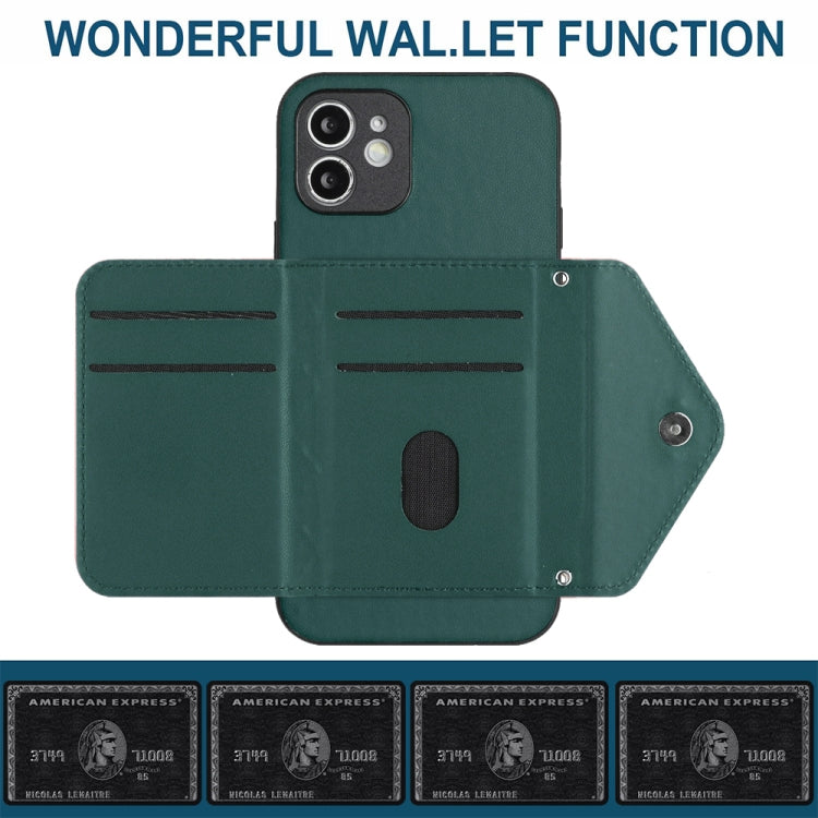 Étui de téléphone RFID avec pochette pour cartes à texture losange et long cordon, pour iPhone 12 mini, pour iPhone 11 Pro Max, pour iPhone 11, pour iPhone 11 Pro, pour iPhone XS / X, pour iPhone XR, pour iPhone XS Max, pour iPhone 8 Plus / 7 Plus