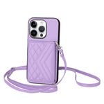 Étui de téléphone RFID avec pochette pour cartes texturée en losange et long cordon, pour iPhone 17 Pro Max, pour iPhone 17 Pro, pour iPhone 17, pour iPhone Air, pour iPhone 16 Pro Max, pour iPhone 16 Pro, pour iPhone 16 Plus, pour iPhone 16