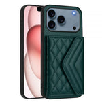 Étui de téléphone RFID avec pochette pour cartes texturée en losange et long cordon, pour iPhone 17 Pro Max, pour iPhone 17 Pro, pour iPhone 17, pour iPhone Air, pour iPhone 16 Pro Max, pour iPhone 16 Pro, pour iPhone 16 Plus, pour iPhone 16