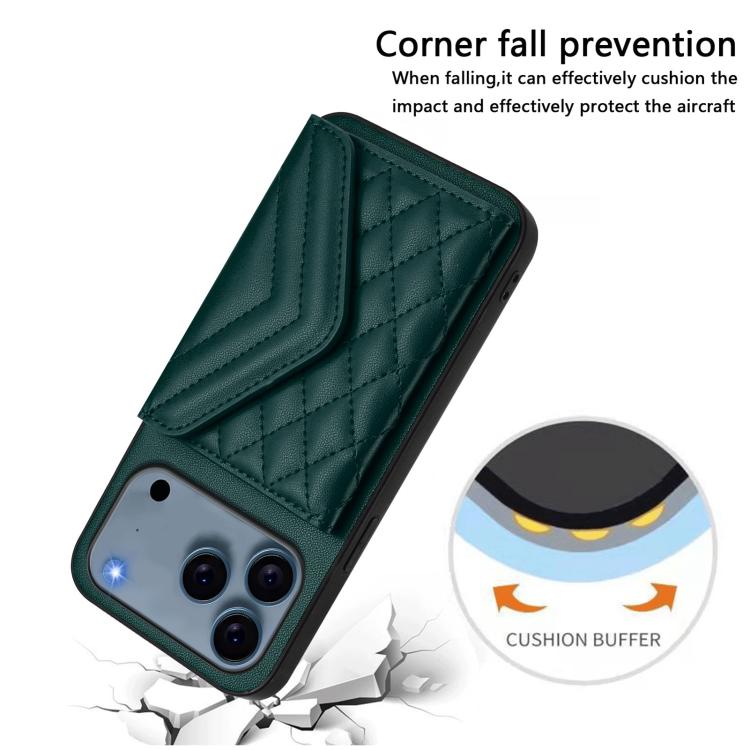 Étui de téléphone RFID avec pochette pour cartes texturée en losange et long cordon, pour iPhone 17 Pro Max, pour iPhone 17 Pro, pour iPhone 17, pour iPhone Air, pour iPhone 16 Pro Max, pour iPhone 16 Pro, pour iPhone 16 Plus, pour iPhone 16