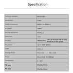 Transmetteur-récepteur-extendeur audio-vidéo HDMI sans fil Measy W2H Nano 1080P HDMI 1.4 3D, distance de transmission : 30m, prise US, prise EU, prise AU, prise UK