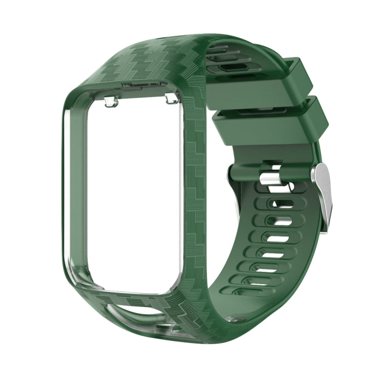 For Tomtom 2 / 3 Radium Carving Texture Replacement Strap Watchband
