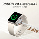 Chargeur magnétique sans fil JOYROOM S-IW011 3.5W pour Apple Watch Series, Longueur : 1,2 m, S-IW011