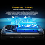 Ulefone Armor 23, téléphone ultra-résistant, écran 6,78 pouces, Android 13, processeur MediaTek Dimensity 8020 Octa-Core jusqu'à 2,6 GHz, réseau : 5G, NFC, OTG, messagerie satellite, 12 Go + 512 Go