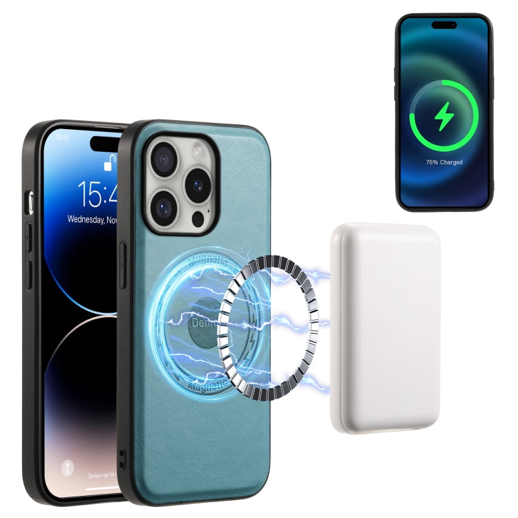 Denior Cowhide Texture Leather MagSafe Phone Case, For iPhone 16 Pro Max, For iPhone 16 Pro, For iPhone 16 Plus, For iPhone 16, For iPhone 15 Pro Max, For iPhone 15 Pro, For iPhone 15 Plus, For iPhone 15, For iPhone 14 Plus, For iPhone 14/13           ...