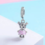 Accessoires de bracelet et collier DIY en argent sterling 925, perles motif « Compagnon idéal, vie parfaite »