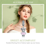 Accessoires de bracelet et collier DIY en argent sterling 925, perles motif « Compagnon idéal, vie parfaite »