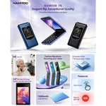 Téléphone à clapet HAMTOD T8 4G, 2,8 pouces + 1,77 pouces, VoLTE, BT, SOS, OTG, version UE