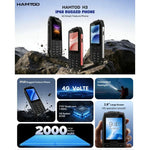 Téléphone robuste HAMTOD H3, 2,8 pouces T107 ARM CortexTM A7 Quad-core 1,0 GHz, Réseau: 4G, VoLTE, BT, SOS, Version UE
