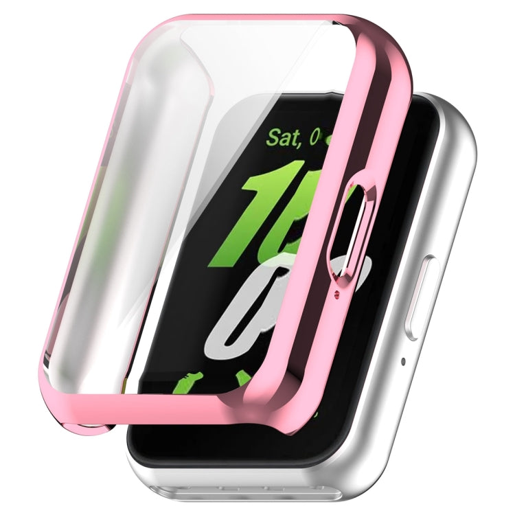 Étui de protection complet en TPU électroplaqué pour montre, pour Samsung Galaxy Fit 3
