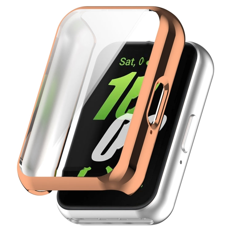 Étui de protection complet en TPU électroplaqué pour montre, pour Samsung Galaxy Fit 3