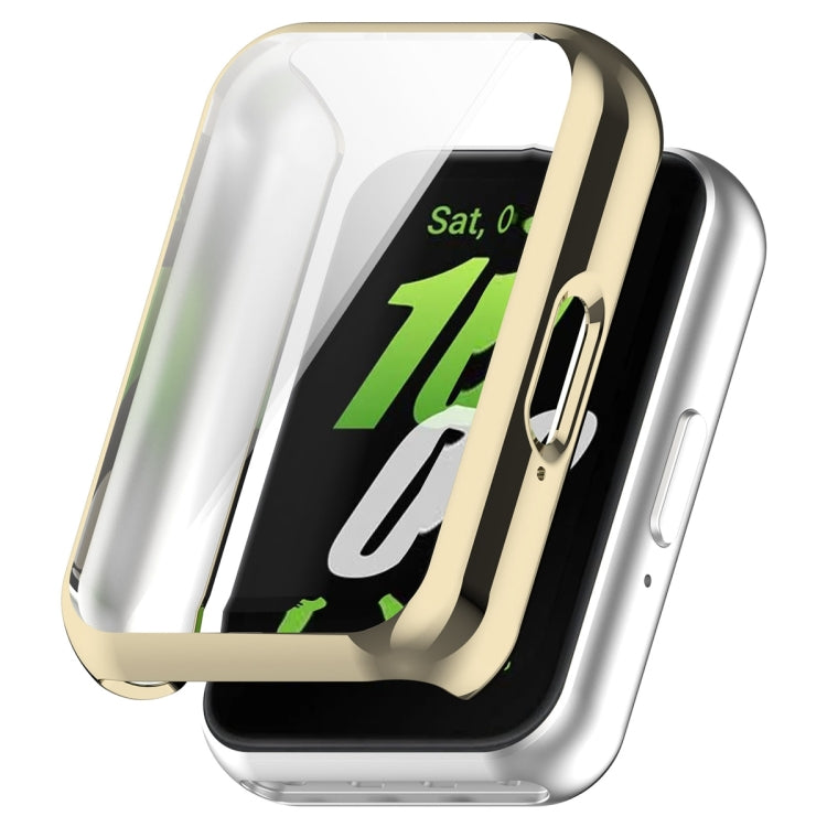 Étui de protection complet en TPU électroplaqué pour montre, pour Samsung Galaxy Fit 3