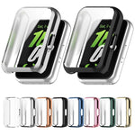 Étui de protection complet en TPU électroplaqué pour montre, pour Samsung Galaxy Fit 3