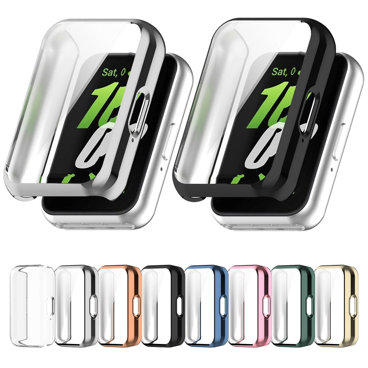 Étui de protection complet en TPU électroplaqué pour montre, pour Samsung Galaxy Fit 3