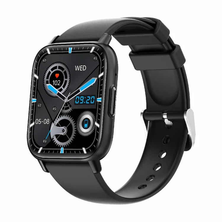 Montre connectée de sport DM60+ 1,83 pouce BT5.2, compatible avec les appels Bluetooth, le suivi du sommeil, de la glycémie, de l'oxygénation sanguine, de la température, de la fréquence cardiaque et de la pression artérielle.