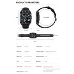 Montre connectée de sport DM60+ 1,83 pouce BT5.2, compatible avec les appels Bluetooth, le suivi du sommeil, de la glycémie, de l'oxygénation sanguine, de la température, de la fréquence cardiaque et de la pression artérielle.
