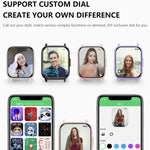 Montre connectée de sport DM60+ 1,83 pouce BT5.2, compatible avec les appels Bluetooth, le suivi du sommeil, de la glycémie, de l'oxygénation sanguine, de la température, de la fréquence cardiaque et de la pression artérielle.
